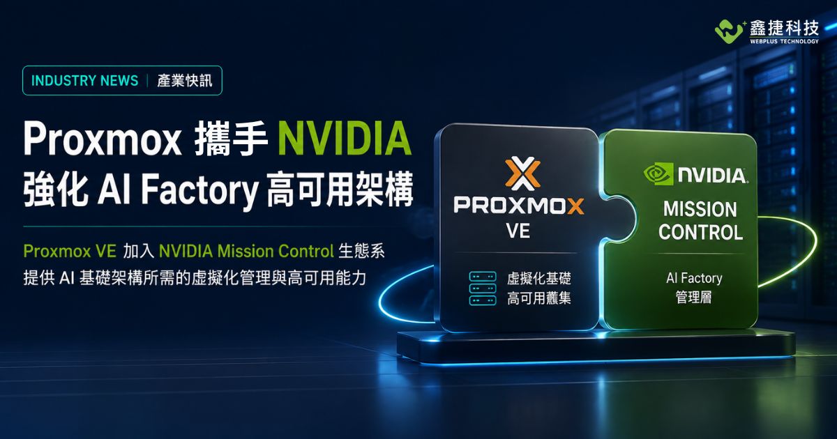 Proxmox VE 與 NVIDIA Mission Control AI Factory 高可用虛擬化架構