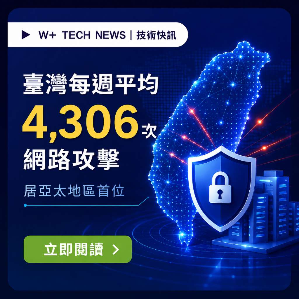 臺灣每週平均遭受4306次網路攻擊技術快訊
