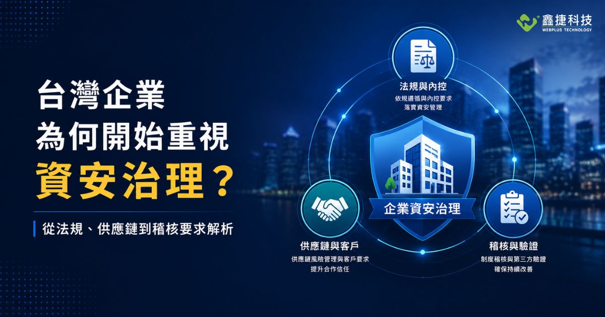 台灣企業資安治理從法規、供應鏈到稽核要求解析